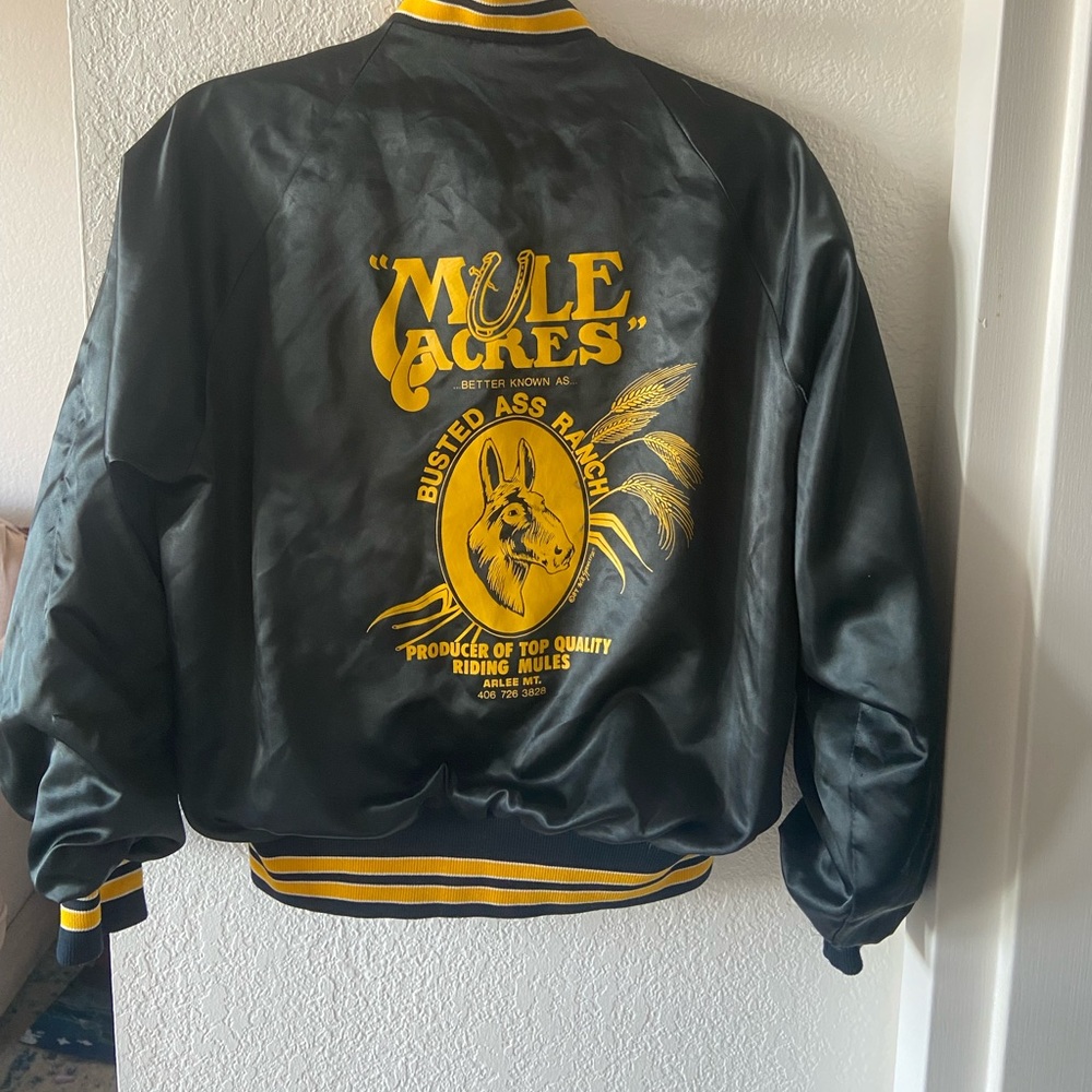Souvenir Retro Baseball Jacket “Busted Ranch”